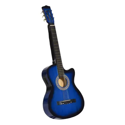 HOMCOM Beginner Acoustic Electric Cutaway Guitar Kids Guitar and Junior Guitar