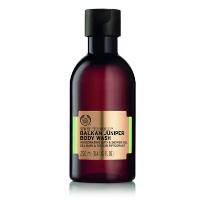 The Body Shop Spa of the World Balkan Juniper Body Wash Invigorating Bath and SHower Gel - 250ml