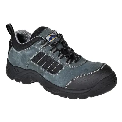 (8 UK, Black) Portwest Mens Cow Suede Compositelite Safety Shoes