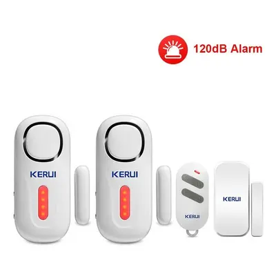 (Set 4) Wireless Door Window Entry Security Burglar Sensor Alarm PIR Magnetic Smart Home Garage 