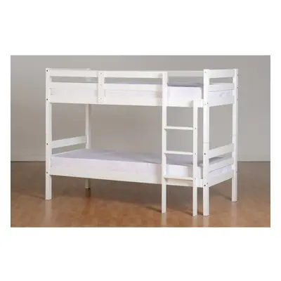 Seconique Panama 3ft Wooden Bunk Bed - White