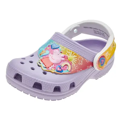 Crocs Unisex-Child Classic Peppa Pig Clogs | Toddler Shoes Lavender