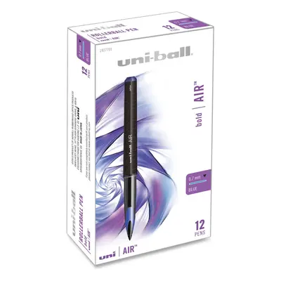 Uni-ball Air Rollerball Pen .7mm Blue Ink Dozen