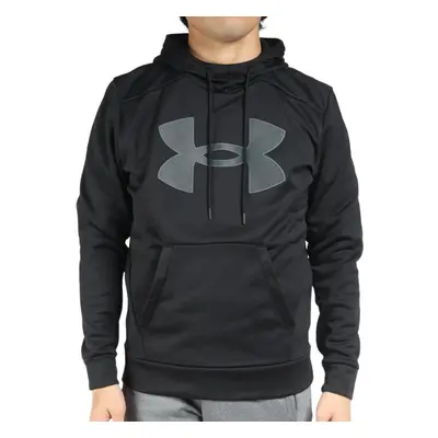 Under Armour Mens Big Logo ArmourFleece Hoodie (001) Black/Black/Pitc