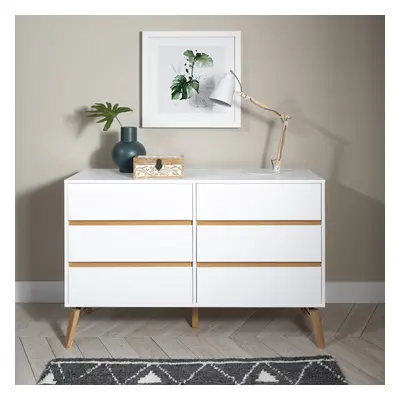 Otto Chest of Drawers Drawer in Classic White