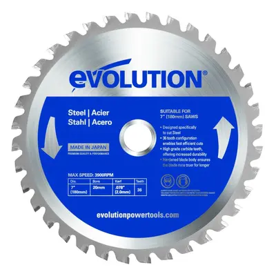 Evolution Mild Steel Carbide-Tipped Blade, mm