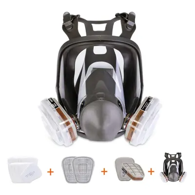 15-in-1 Full Face Respirator Mask Activated Carbon Respirator Masks