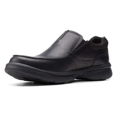 Clarks Men's Bradley Free Loafer Black Tumbled Leather 10.5