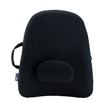 ObusForme Lowback Backrest Support Replacement Lumbar Pad - Black