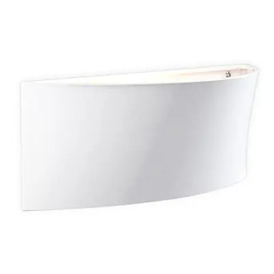 Parallel Dimmable Indoor Wall Light (Ceramic), LED E27/ES Lamp, Designed in Britain - Years Guar