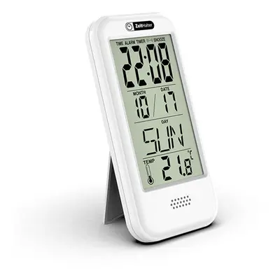 (Type4) LCD Color Screen Digital Clock Electronic Alarm Clock with Countdown Temperature Clock