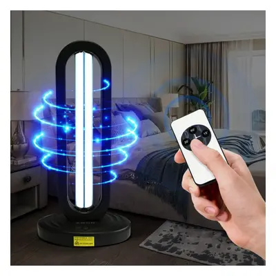 (With Ozone+Remote Control) 38W Ozone UV Sterilization Lamp Quartz Sterilizer Bulb Household Ult