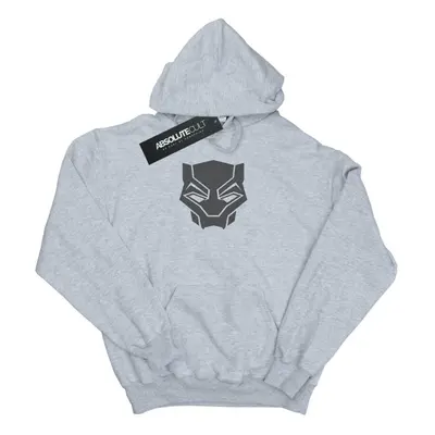 Marvel Mens Black Panther Black On Black Hoodie