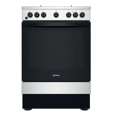 Indesit IS67G5PHX/UK Gas Cooker with Single Oven