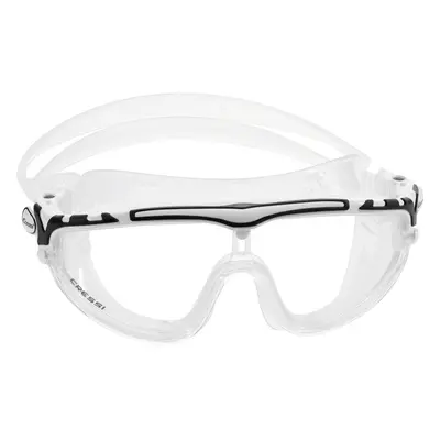 cressi Adult Wide View Swim Mask Skylight: made in Italy clearWhiteB