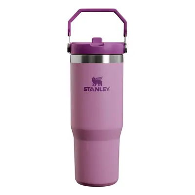 (0.89L, Lilac) Stanley 0.89L Classic Iceflow Flip Straw Stainless Steel Camping Travel Tumbler