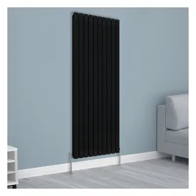 (1800x680mm Double, Black) NRG Horizontal Vertical Flat Panel Designer Radiator Central Heating 