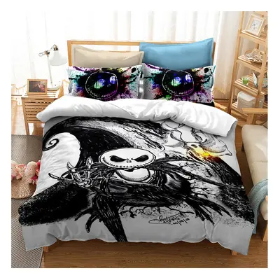 (Pattern 29, King (240x220cm)) The Nightmare Before Christmas Bedding Single Double Duvet Cover 