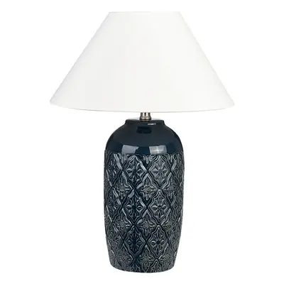 Table Lamp TELIRE Ceramic Dark Blue