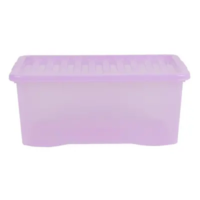 Wham x Crystal Liter Plastic Storage Box 60x40x25 cm - Tint Lilac