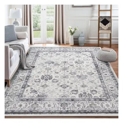 (160 x cm (5 ft in x ft in), Serene) Traditional Large Rugs Indoor Outdoor Rug Carpets & Mats