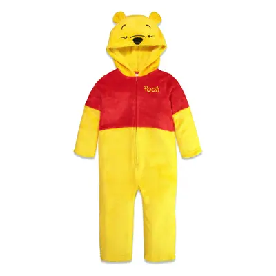 Disney Winnie the Pooh Newborn Baby Boys Fleece Zip Up Coverall Months