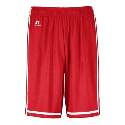 Russell 4B2VTM.TRW.XL Adult Legacy Basketball Shorts, True Red & White - Extra Large