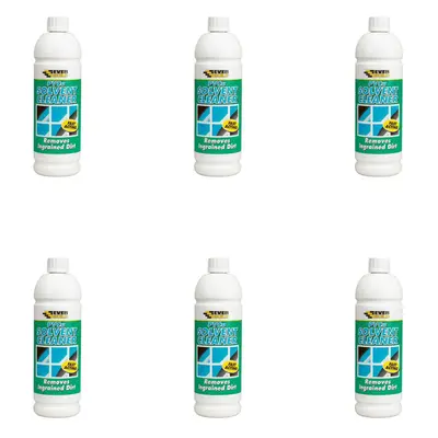 Everbuild PVCu Solvent Based Cleaner, Litre PVCS1 (Pack of 6)