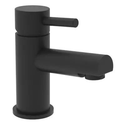 Nes Home Bathroom Basin Single Lever Mixer Tap Matt Black