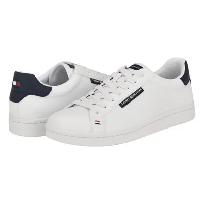 Tommy Hilfiger Men's Landis Sneaker White/Navy 10.5