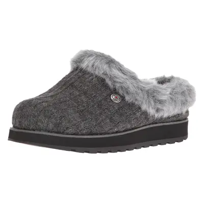 Skechers BOBS Women's Keepsakes - Ice Angel Slipper Charcoal 8.5 W U