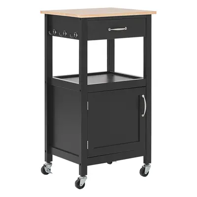 Kitchen Trolley SIENA Black