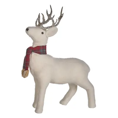 Decorative Figurine Reindeer cm White MUSTOLA