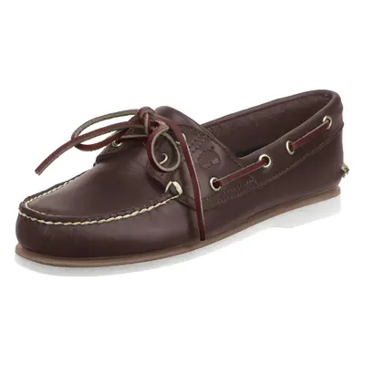 Timberland Mens Classic 2Eye Boat Shoe Rubber Boat shoe Dark Brown W US