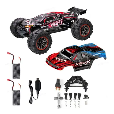 1/10 2.4G 4WD Brushless RC Car Two Battery Two Car Shell High Speed 60km/h Vehicle Models Toys