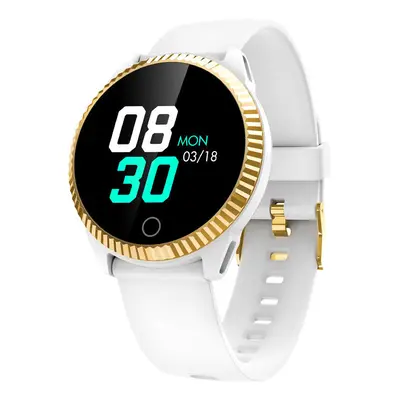 (White) HD Screen Blood Oxygen Sleep Monitor Message Notification Bluetooth Camera Smart Watch