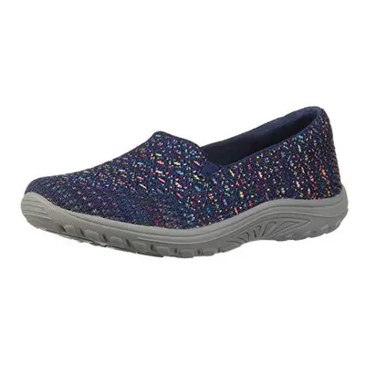 Skechers womens Reggae Fest - Wicker Engineered Knit Twin Gore Slip on