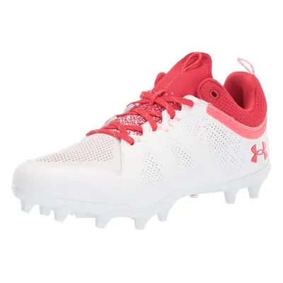 Under Armour Womens Glory Mc Lacrosse Shoe White (101 Red 5.5 US