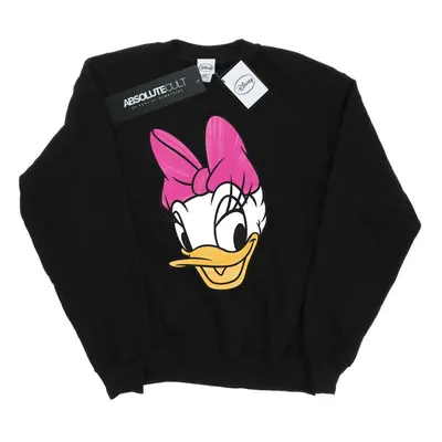 (3XL, Black) Disney Mens Daisy Duck Head Painted Sweatshirt