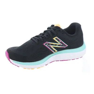 New Balance Women's Fresh Foam V7 Running Shoe Black/Surf/Lemonad