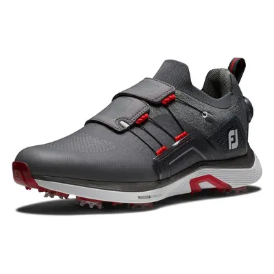 FootJoy Men's Hyperflex Boa Golf Shoe CharcoalGrey/Red