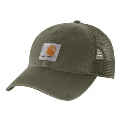 Carhartt Men's Canvas Mesh-Back Cap Basil OFA