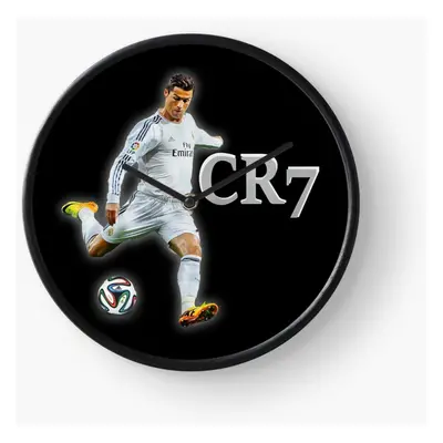 (Ronaldo Real Madrid=5979) Wall Clock Inch Funny Mantel & Tabletop Art Decor for Home Bedroom Of