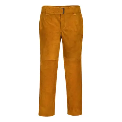 (Tan, XL) Portwest Leather Welding Trousers