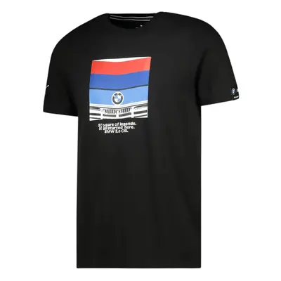 PUMA Men's Standard BMW Motorsport Graphic Tee Black 10.0 Medium