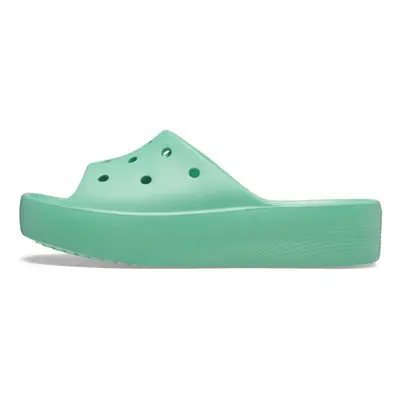 Crocs Women's Classic Slide | Platform Sandals Jade Stone Numeric_9