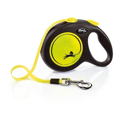 Flexi Large Neon Taped Retractable Dog Lead