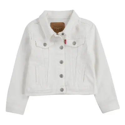 Levi's Girl's Denim Trucker Jacket White