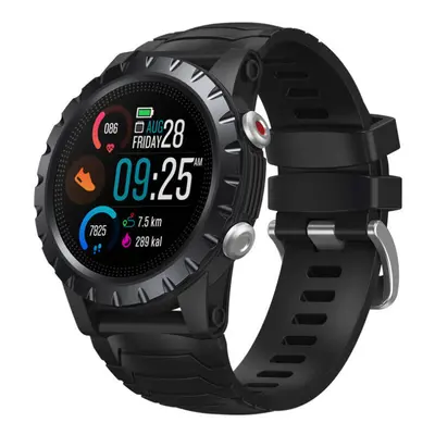 (Black) 1.32 inch 360*360px Screen HR SpO2 VO2 Max Monitor Sports Modes Days Standby 5ATM Waterp