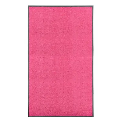 vidaXL Doormat Washable Pink Home Garden Barrier Entrance Rug for Front Door